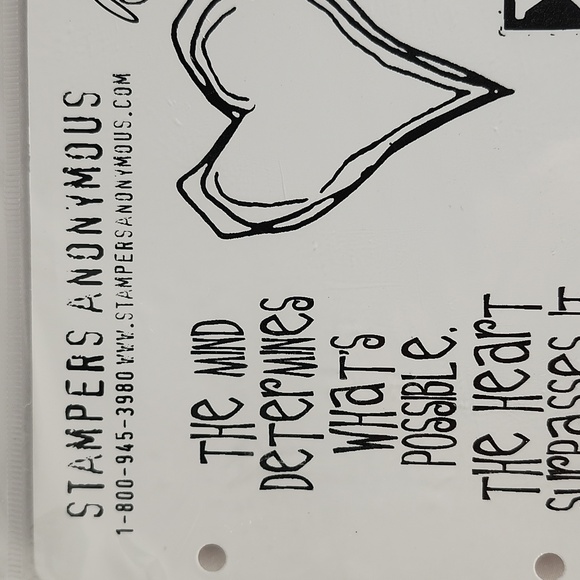 Stampers Anonymous Tim Holtz Collection - From the Heart (Item CMS006) - NEW - Picture 8 of 16